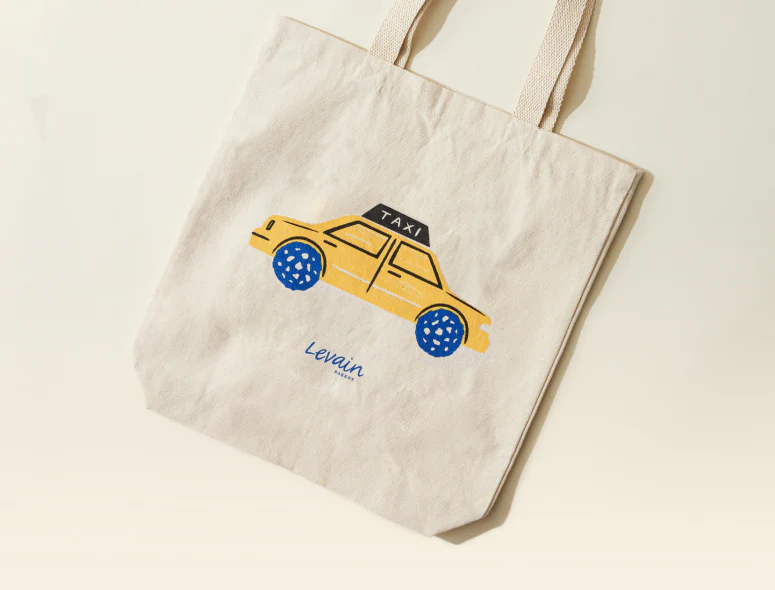 Taxi Cab Tote Bag